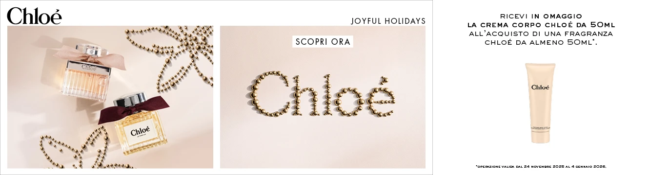 In regalo la crema corpo Chloé